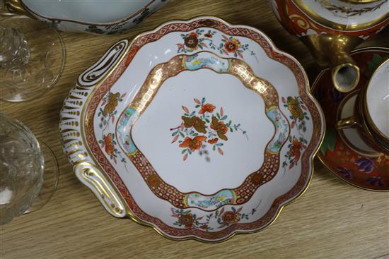 A group of Regency Spode porcelain and stoneware ceramics